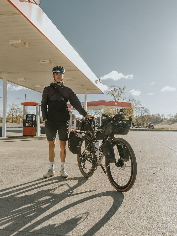 Instagram post by @marlboru_ for Peak Design. Caption reads: One of the most important aspects of riding around....