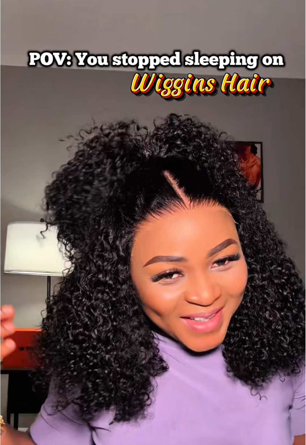 TikTok post by @meerah.bee for Wiggins Hair. Caption reads: How many styles did you count and which is your....