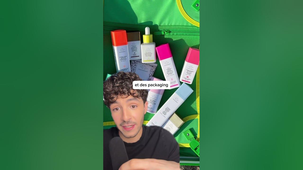 YouTube post by @skincarebysamy for Glow Recipe. Caption reads: [...]  @DrunkElephantSkincare @Glowrecipe....