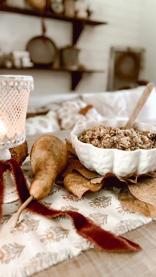 Instagram post by @our.cozy.little.home for Cottages & Bungalows Magazine. Caption reads: Happy Friday! 

Today I am sharing one of my....