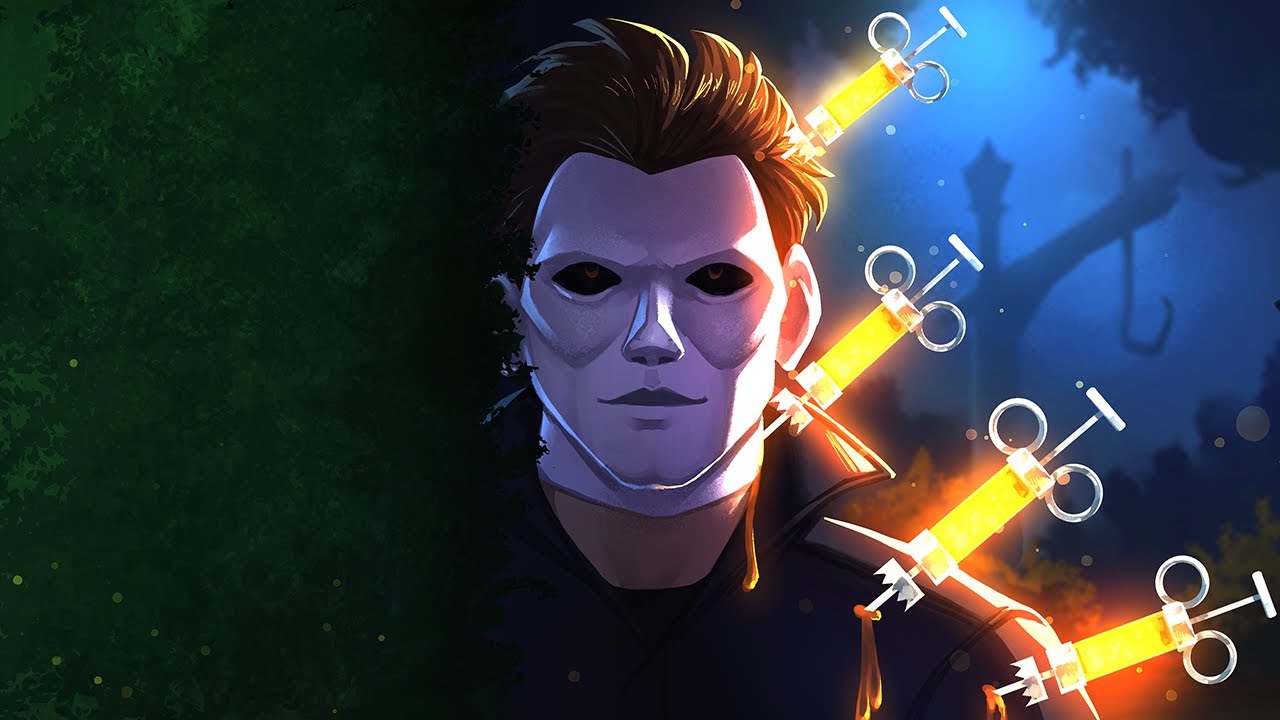 YouTube post by @SpookyLoopz for Youtooz. Caption reads: The SCARIEST Myers Addon Has Returned!.