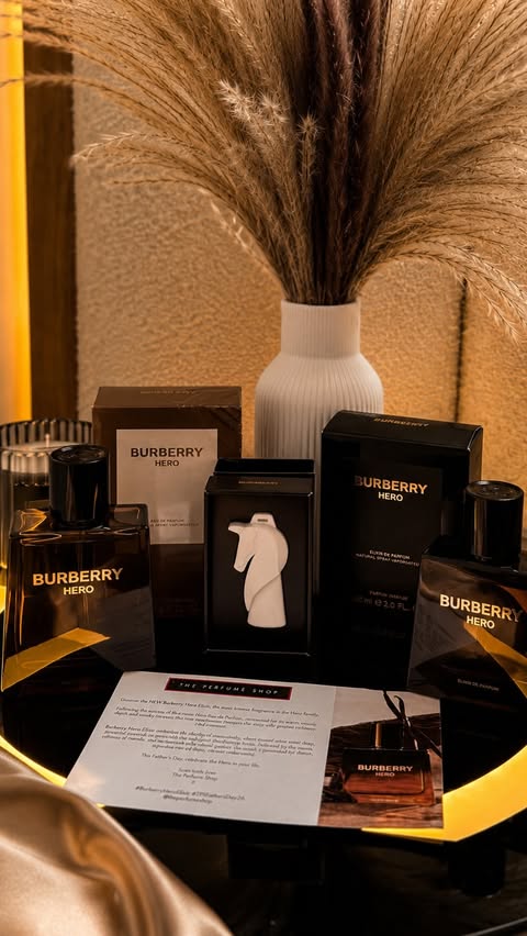 Instagram post by @momandkidlife for The Perfume Shop. Caption reads: [...] Elixir Father’s Day Bundle from....