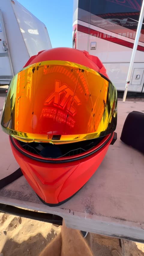 Instagram post by @christopher_and_louis for Rugged Radios. Caption reads: My new Solid Helmet is pretty awesome!  Thank you....