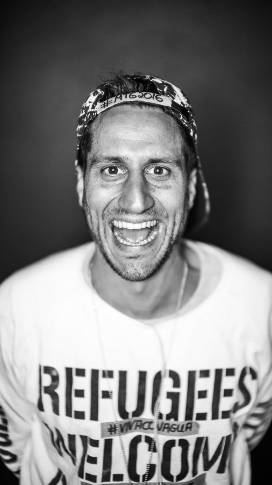 Instagram post by @michafritz for World Vision. Caption reads: Today is World Refugee Day.
We’re from St. Pauli –....