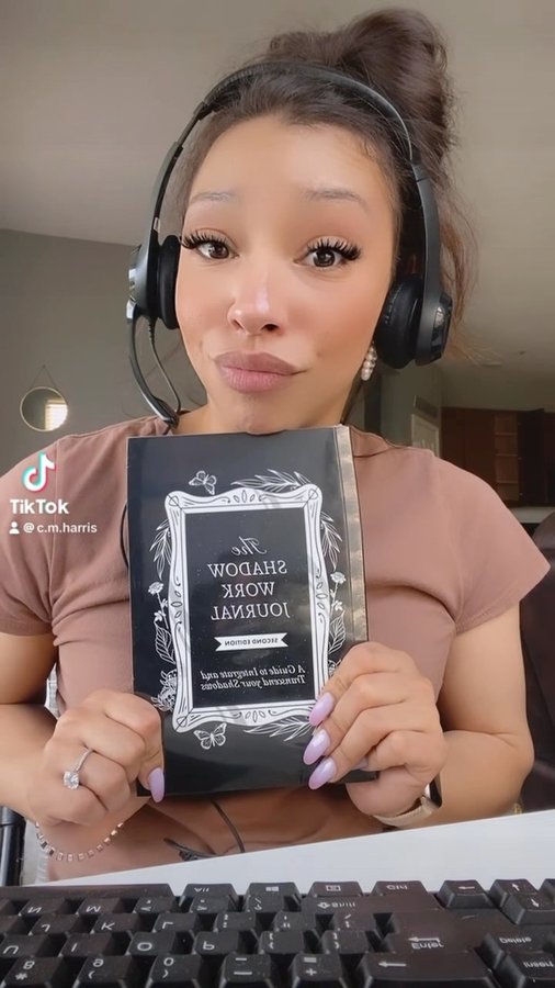 Instagram post by @c.m.harris27 for Zenfulnote. Caption reads: [...] but, let’s see what’s up!📓📝🖤🤔😅....