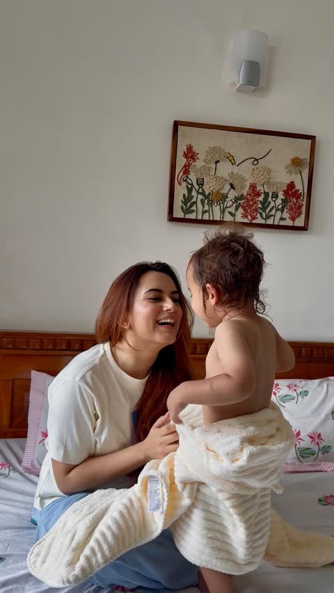 Instagram post by @maps.and.masala.chai for Cetaphil Baby. Caption reads: [...] one, I keep bath time simple with Cetaphil....