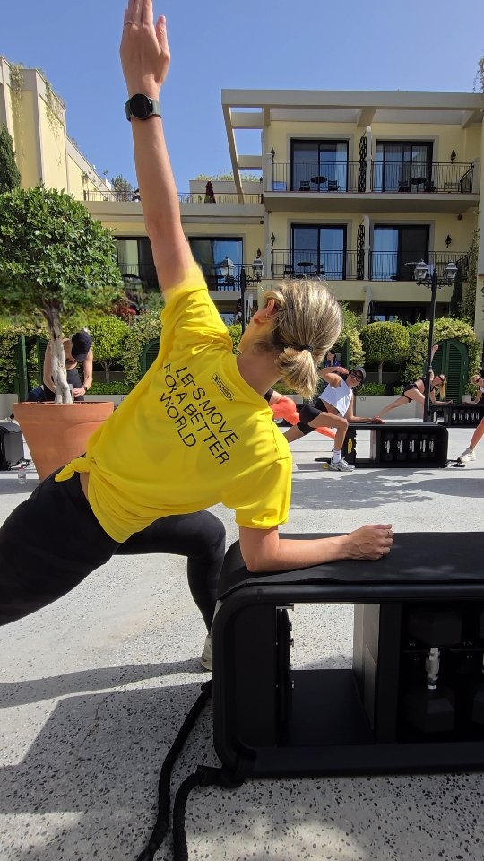 Instagram post by @verda.kutsal for Technogym. Caption reads: Technogym Wellness Weekend Bodrum [...].