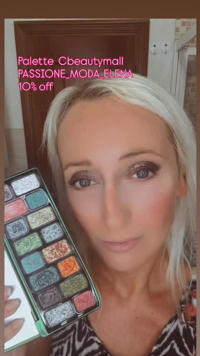 Instagram post by @elena_life_and_style for CbeautyMall. Caption reads: ✨ Prima vs Dopo: stesso volto, occhi completamente....