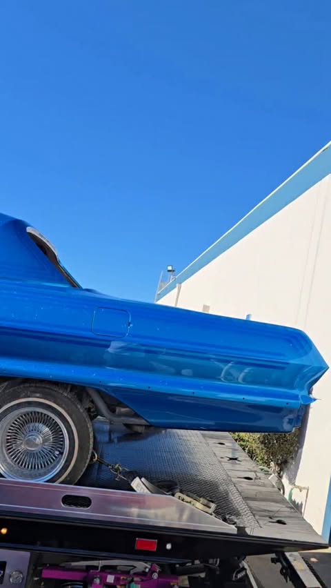 Instagram post by @elite1964 for Tropical Glitz. Caption reads: [...] '63 Impala. Proudly painted using....