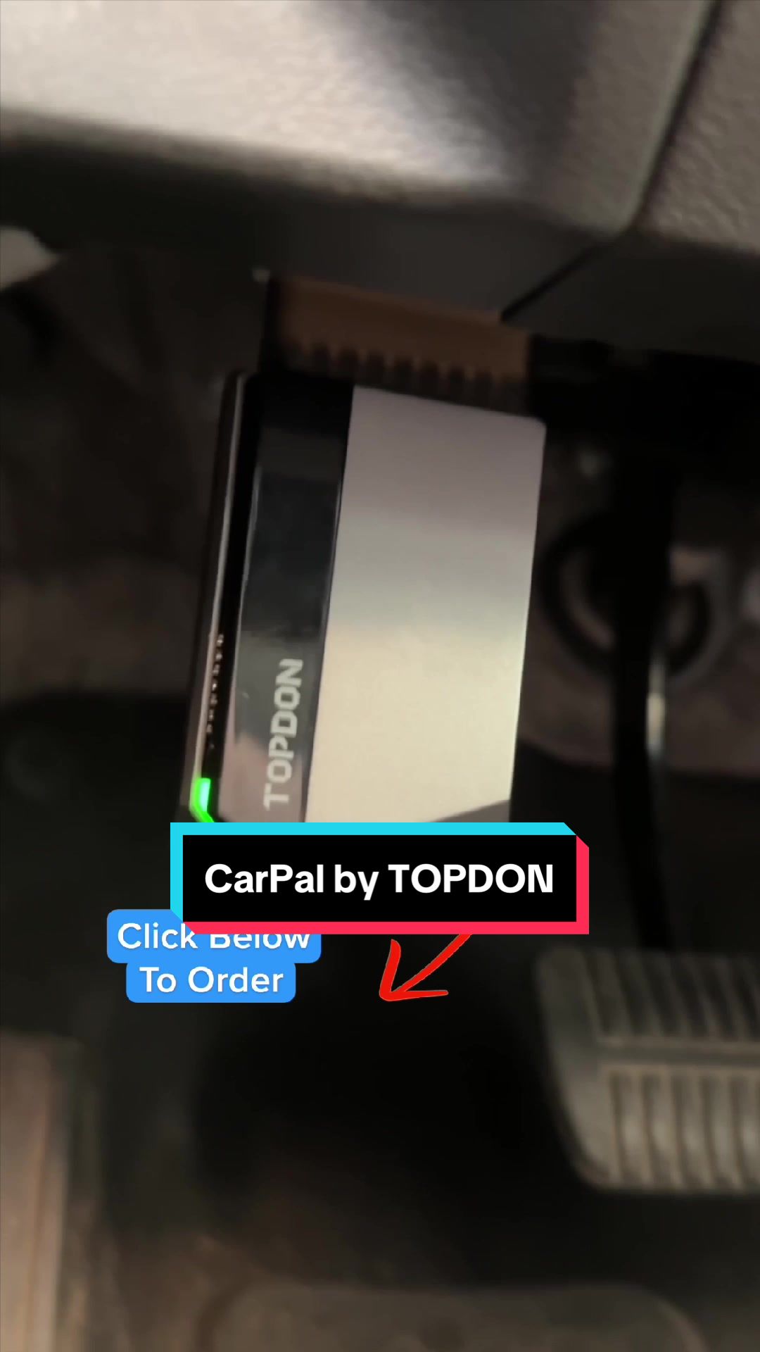TikTok post by @trutech for Topdon. Caption reads: [...] tool. Check out the CarPal by TOPDON on ....