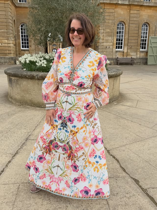 Instagram post by @whoisthatlondonmum for Izabel London. Caption reads: The dress you all loved on Stories - the Floral....