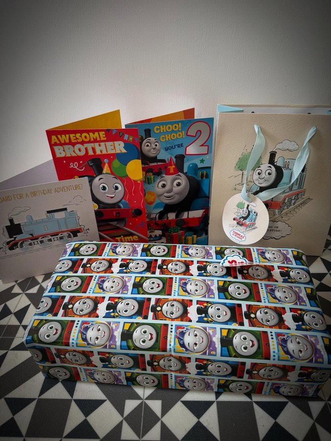 Instagram post by @florenceandjesse_explore for Danilo Calendars. Caption reads: [...] with a Thomas and friends theme,....