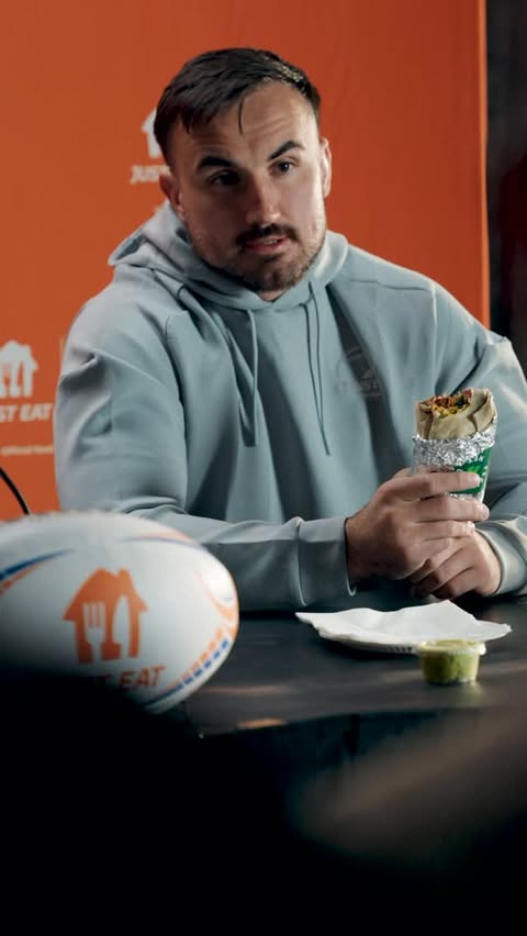 Instagram post by @zambreroireland for Just Eat. Caption reads: Back-to-back champs 🏆 = free 🌯 Since Leinster....