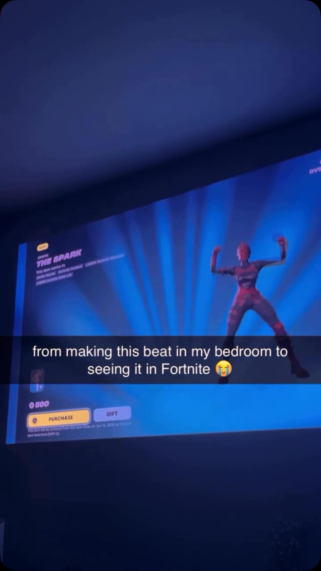 Instagram post by @producerwhisperer for Epic Games. Caption reads: That is absolutely wild @papapedrobeats 🔥🔥🔥.