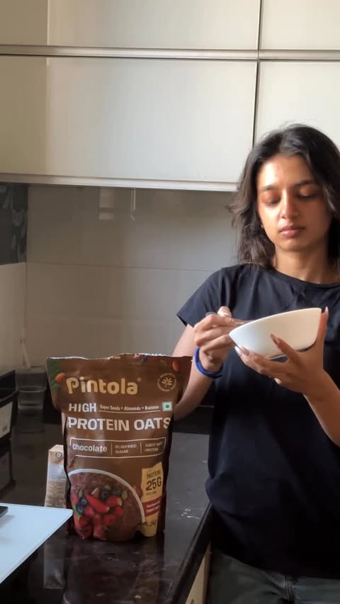 Instagram post by @tinyyliftss for Pintola. Caption reads: Power up your routine with @pintola.in .in....
