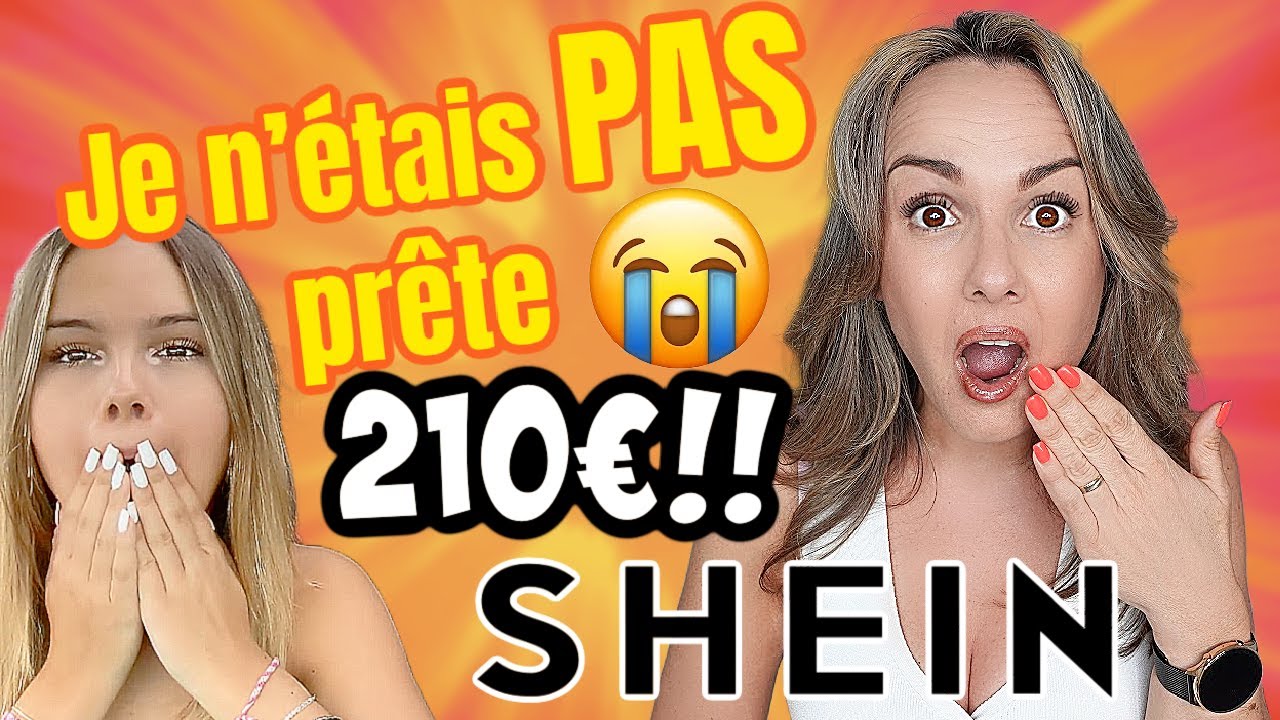 YouTube post by @OrElly for iGraal. Caption reads: 💸 I gave my daughter CARTE BLANCHE on SHEIN… 210€....