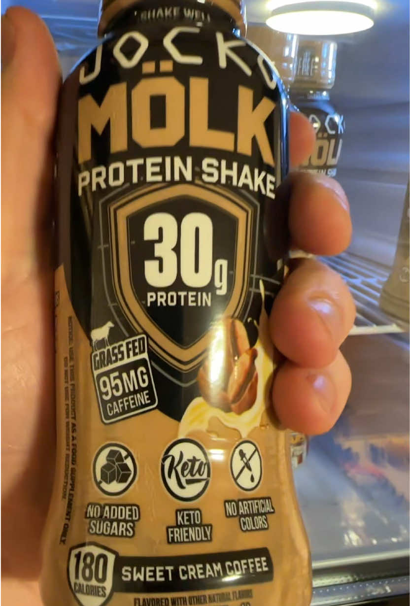 TikTok post by @chefboyerd89 for JOCKO FUEL. Caption reads: [...] I actually like these protein drinks! @JOCKO....