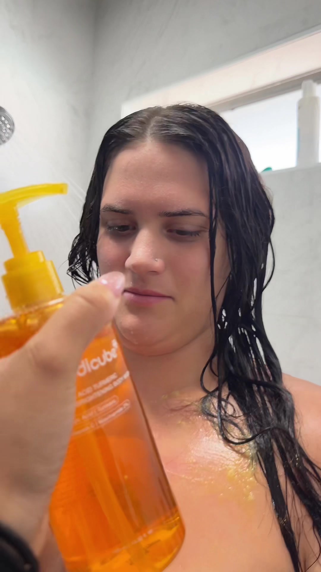 TikTok post by @brooklynreviewsxoxo for Medicube. Caption reads: [...] than the bars of soap 😭👏🏽 @medicube....