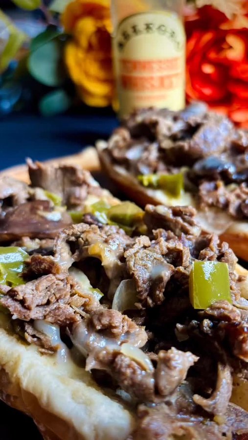 Instagram post by @bbq_lab_lady for Allegro Marinade. Caption reads: [...] steak marinated overnight in....