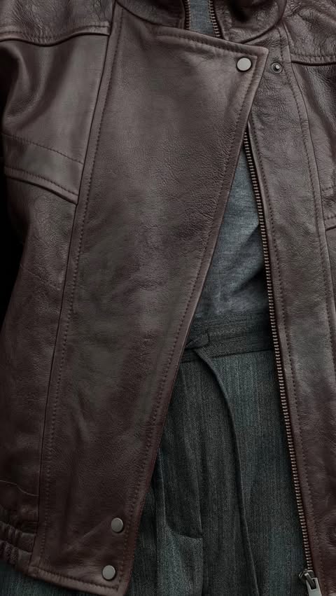 Instagram post by @alexisforeman for Reiss. Caption reads: [ad] Leather done right 👏 @reiss.