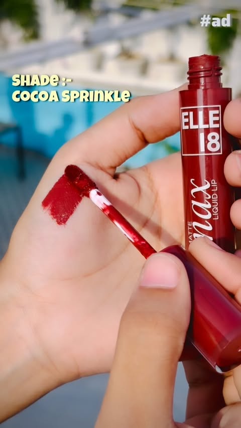 Instagram post by @nancy_thakar10 for Zepto. Caption reads: Zepto Matte Max 😍 . . . . . . . . . . . . . .....