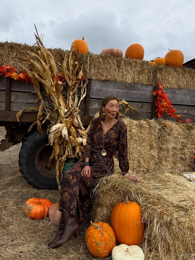 Instagram post by @californiaistoocasual for J.Jill. Caption reads: #ad making cozy memories with @jjillstyle -....