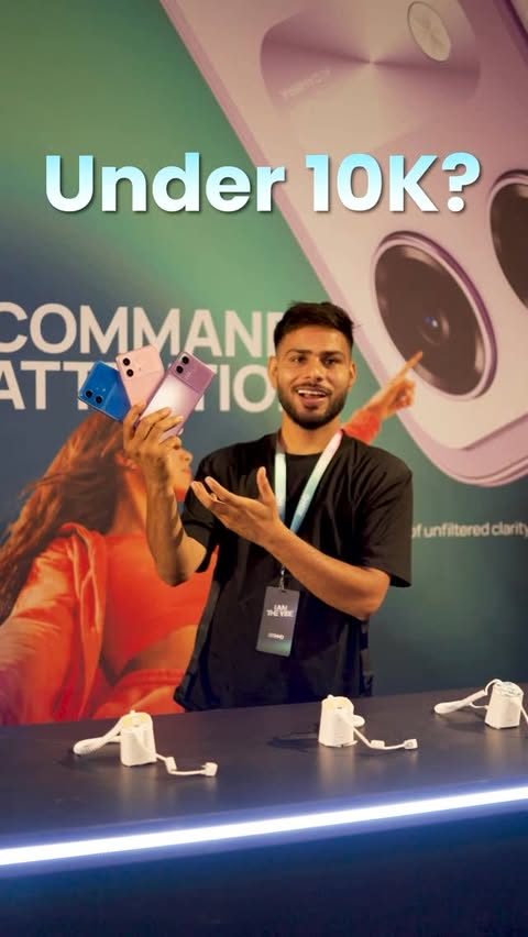 Instagram post by @apnatech_ for HMD. Caption reads: I tried HMD Vibe2 5G and its worth buying with....