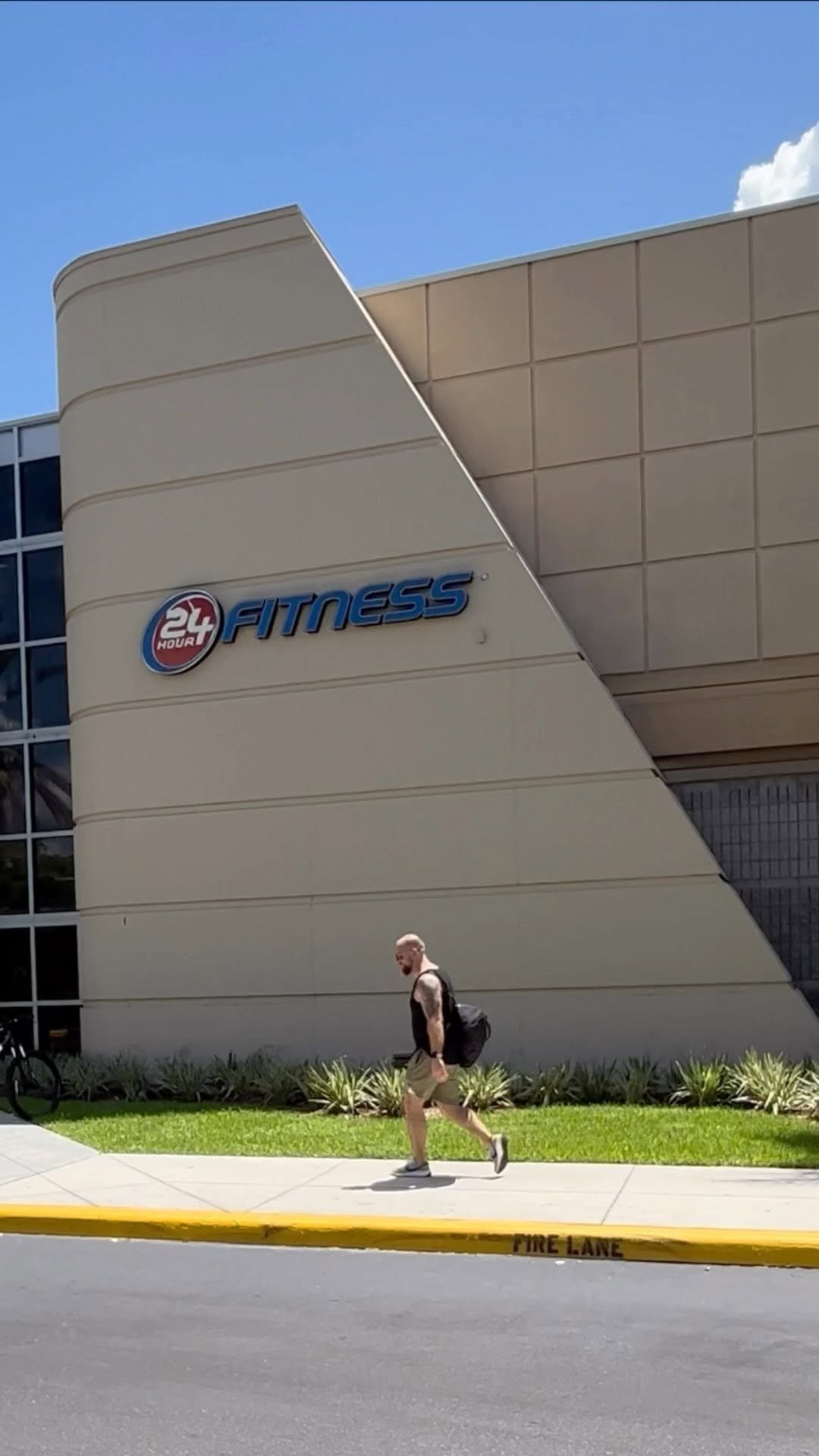 Instagram post by @futurechefproject for 24 Hour Fitness. Caption reads: It was my second day @24hourFitness I did some....