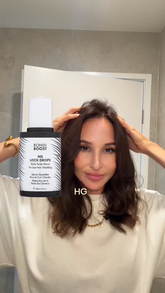 Instagram post by @meghan_mctavish for BondiBoost. Caption reads: [...] on a hair growth journey. The team at....