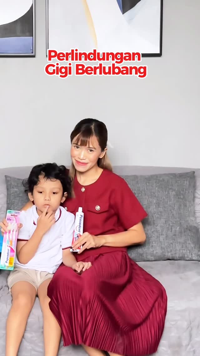 Instagram post by @rizkapridhita for Tanya Pepsodent. Caption reads: Anakku suka sekali makan yg manis tapi paling....