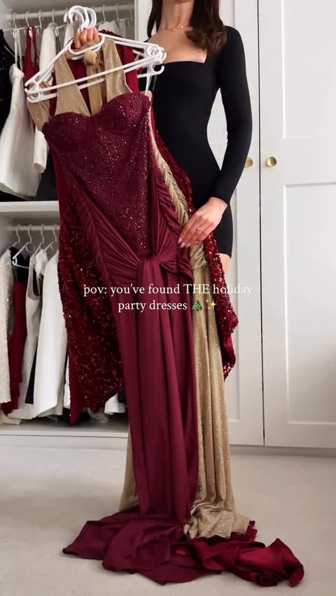 Instagram post by @dariafoldes for BABYBOO FASHION. Caption reads: [...] 1-5 which dress is your fave? ✨....