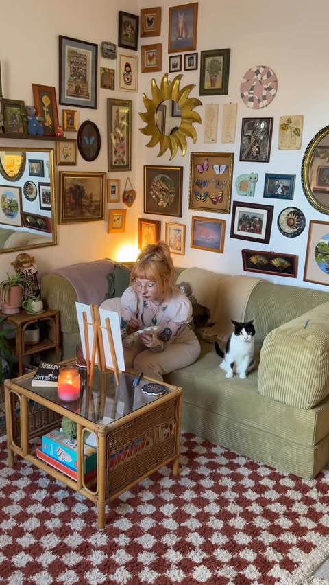 Instagram post by @lauren.samanthaa for OMHU. Caption reads: [...] finally coming together now thanks to ....