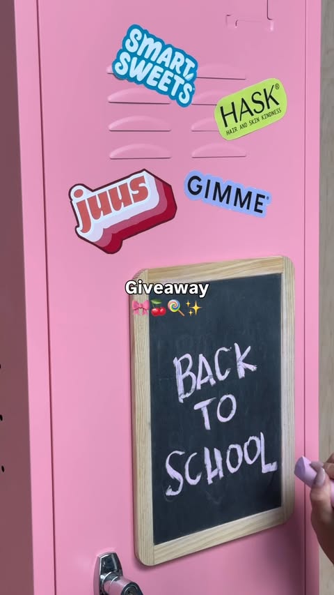 Instagram post by @juusbeauty for HASK. Caption reads: ✨🍭🎀 BTS GIVEAWAY 🎀🍭✨ @haskhair, @gimmebeauty,....