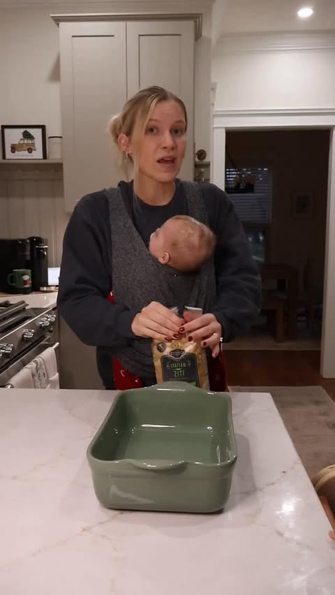 Instagram post by @mealsandmunchies_ for Canon USA. Caption reads: Who knew you could make a delicious baked ziti....