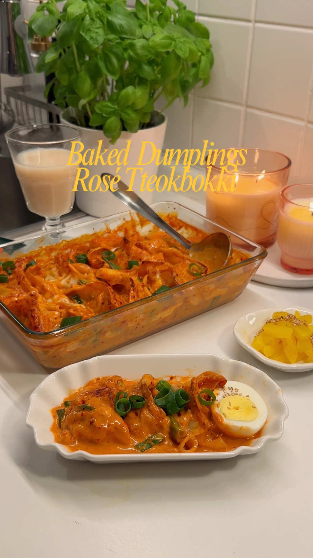 TikTok post by @shallottemin for Bibigo. Caption reads: [...] for tonight's cozy movie night. I used....