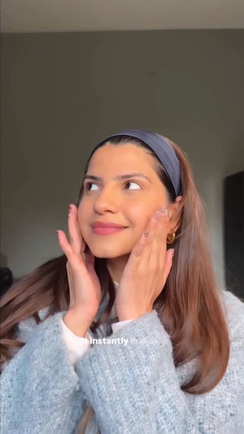 Instagram post by @dhritimehra for Nykaa. Caption reads: No gatekeeping here 🤍
Just the skincare staples....