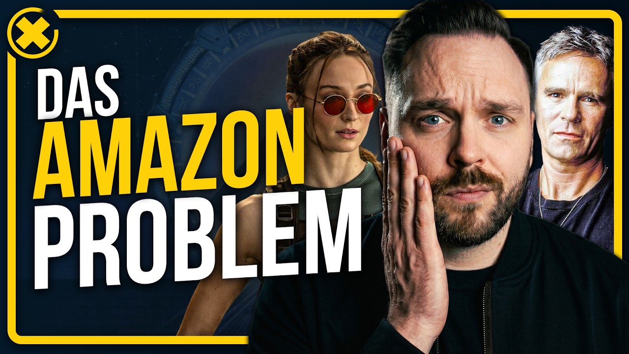 YouTube post by @SerienFlash for audiio. Caption reads: Prime Video on the Brink: How Amazon Is Destroying....