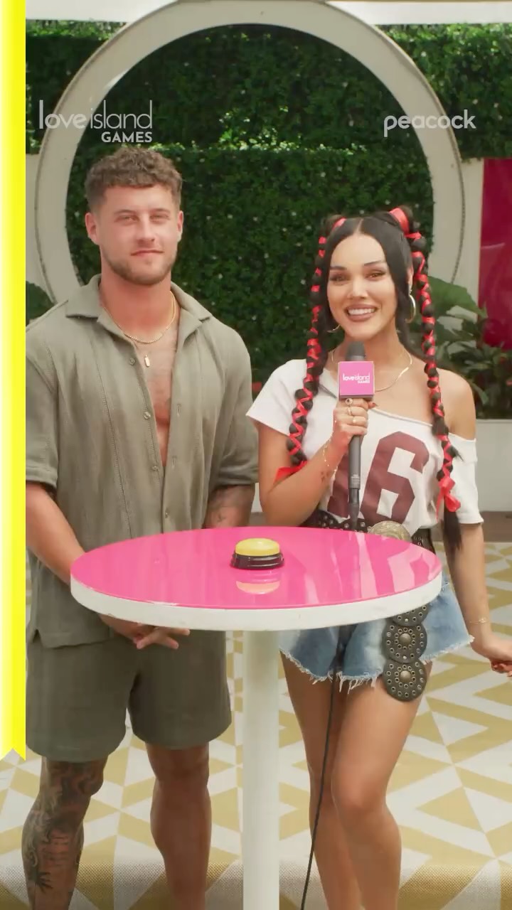 Instagram post by @_josh.goldy_ for Peacock TV. Caption reads: You know Josh brought the brawn and the brains to....