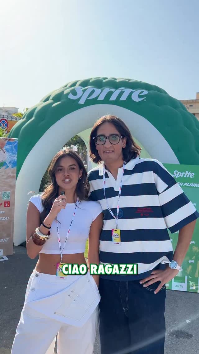 Instagram post by @francescaacuccuru for Sprite. Caption reads: Ecco cosa abbiamo combinato alla prima tappa del....