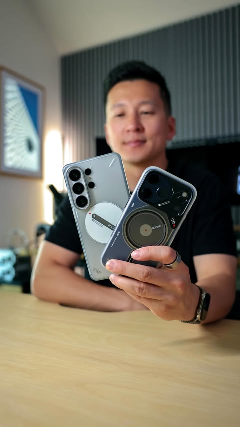 Instagram post by @nvzion for AULUMU. Caption reads: [...] iPhone or team Galaxy, these cases by....