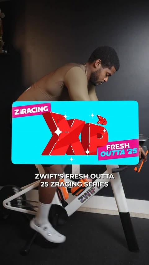 Instagram post by @dijounfarquharson for Zwift. Caption reads: As 2025 is coming to an End!

Fresh Outta 25....