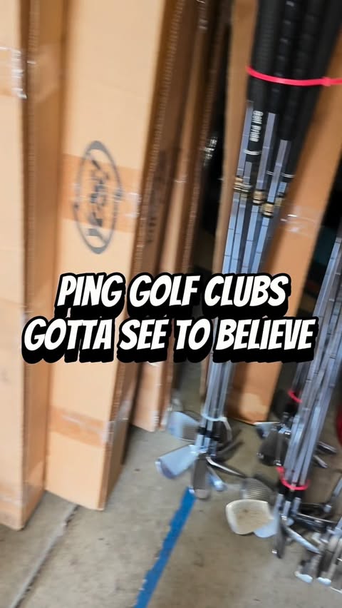 Instagram post by @2ndhandgolfer for Whatnot. Caption reads: [...] to game I love playing old Pings! Join....