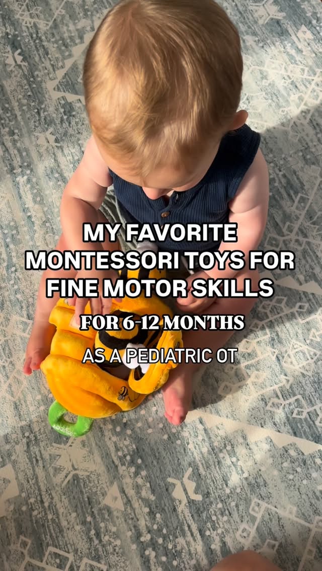 Instagram post by @thefeedingcompany for JoyCat. Caption reads: ⭐️Fine Motor Favorites ✋ 

As a pediatric OT, I....