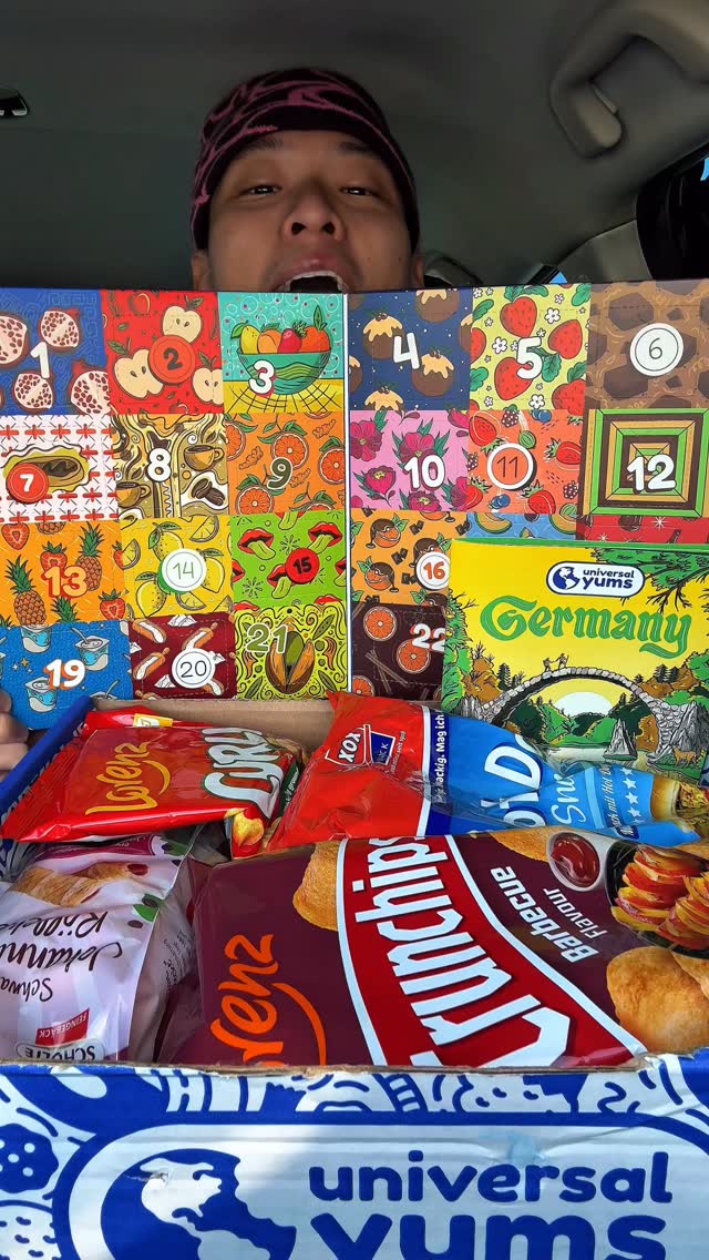 Instagram post by @shhhhimeating1 for Universal Yums. Caption reads: Trying @universalyums this month, and we got....