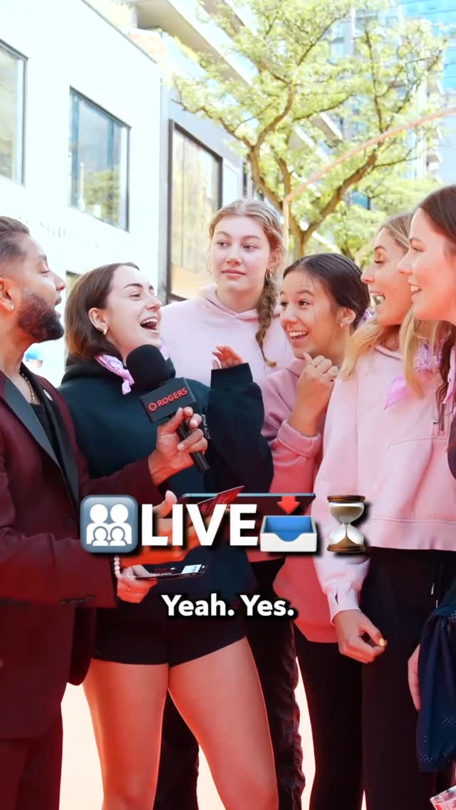 Instagram post by @breakfasttelevision for Rogers. Caption reads: Another round of double-or-nothing at our Rogers....