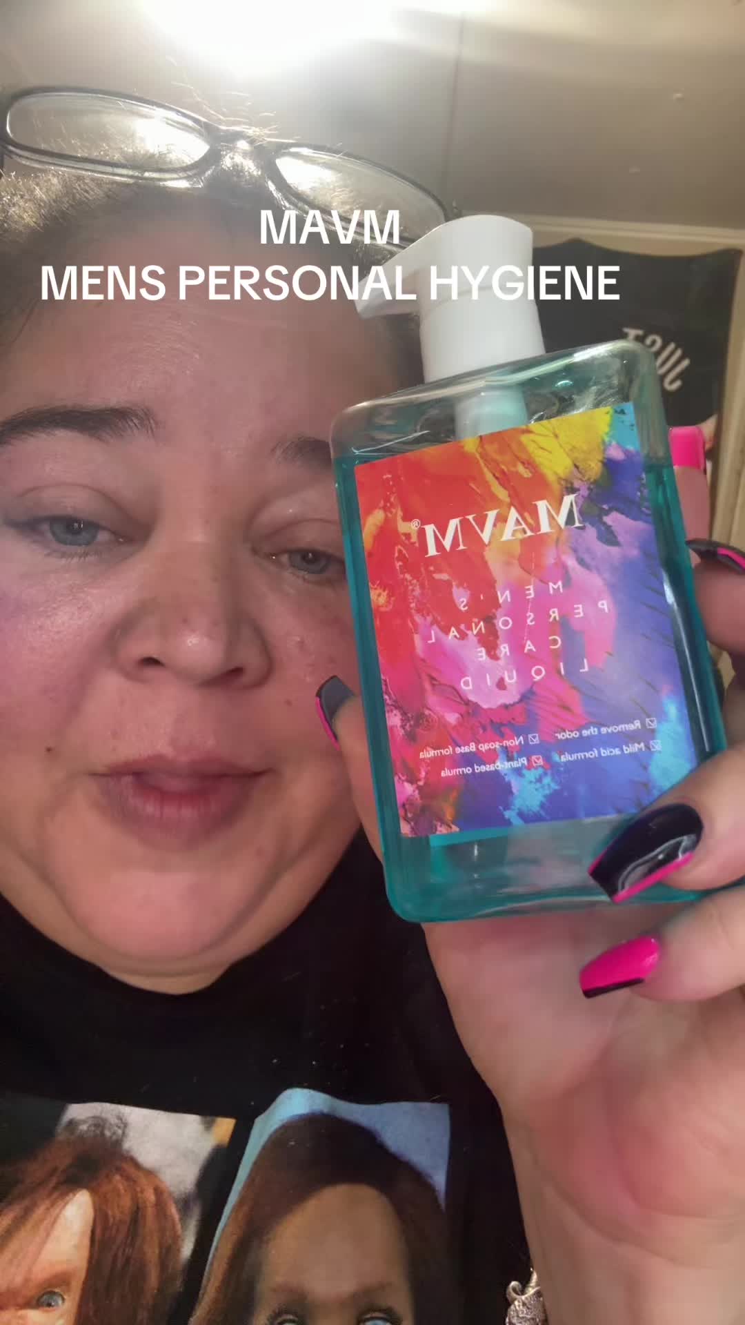 TikTok post by @crystalmassie36 for MAVM. Caption reads: MAVM men’s personal hygiene #dealforyoudays [...].