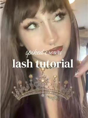 TikTok post by @raes4ngel for MilyBest Beauty. Caption reads: lash tutorial with @MilyBest Beauty 💜 #sohochic....