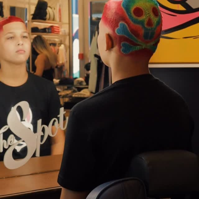 Instagram post by @jcuts07 for Psycho Bunny. Caption reads: Groomed. Dressed. Unstoppable.
The Spot Barbershop....