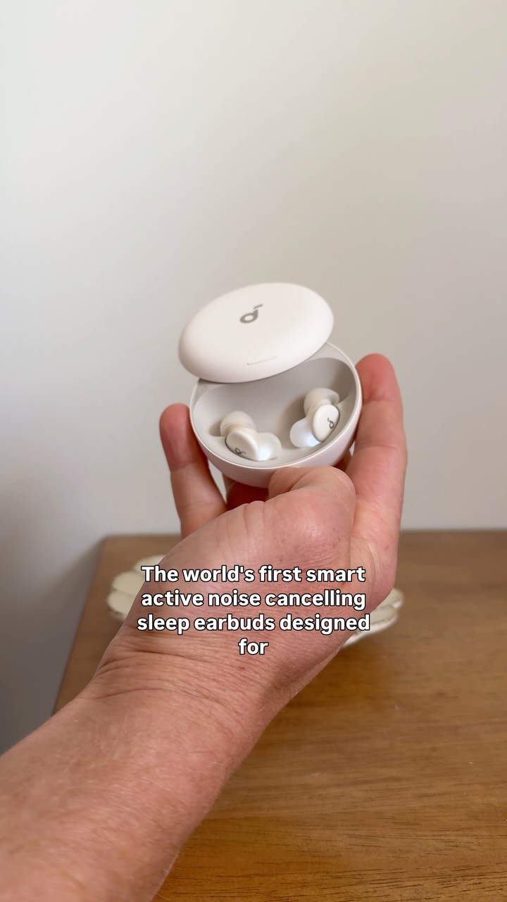 Instagram post by @docjord for Soundcore. Caption reads: ✨ Meet soundcore Sleep A30, the world’s FIRST....