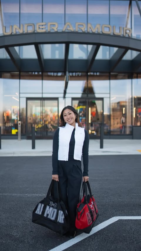 Instagram post by @meglovesdata for Salesforce. Caption reads: @salesforce invited me to a shopping [...].